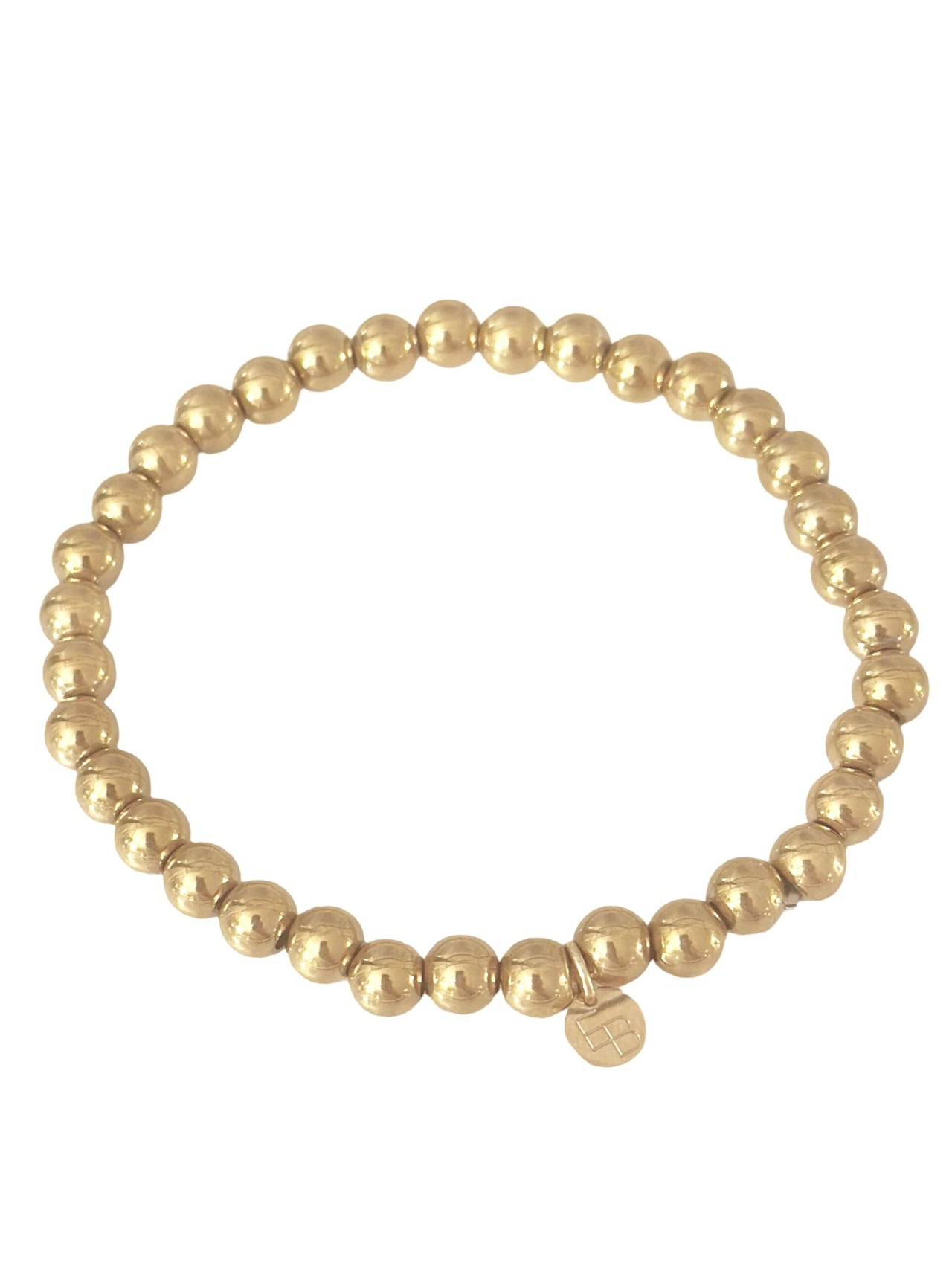 BALLETJES ARMBANDJE (5MM) goud
