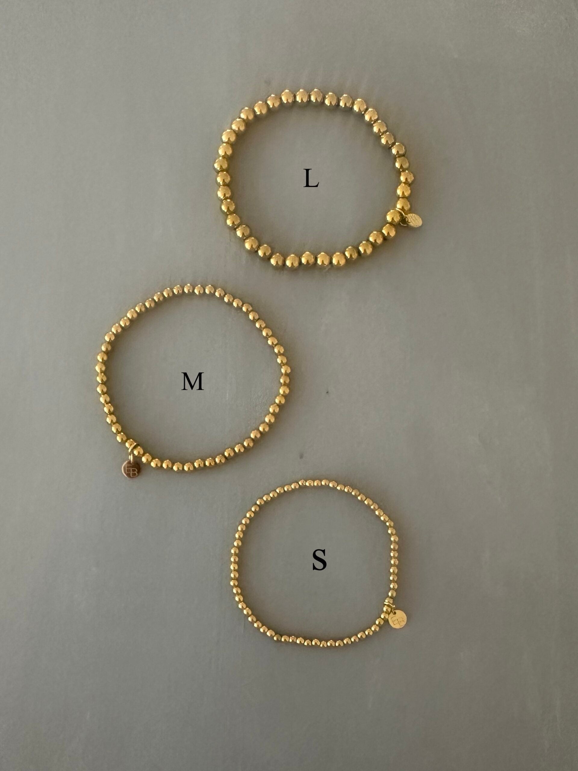 BALLETJES ARMBANDJE (S) goud - LEEF mode en accessoires