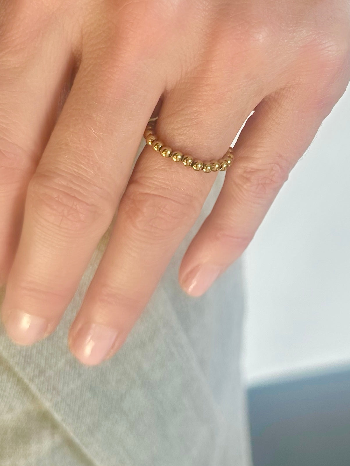 BALLETJES FLEX RING goud - LEEF mode en accessoires