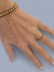 BALLETJES FLEX RING goud - LEEF mode en accessoires
