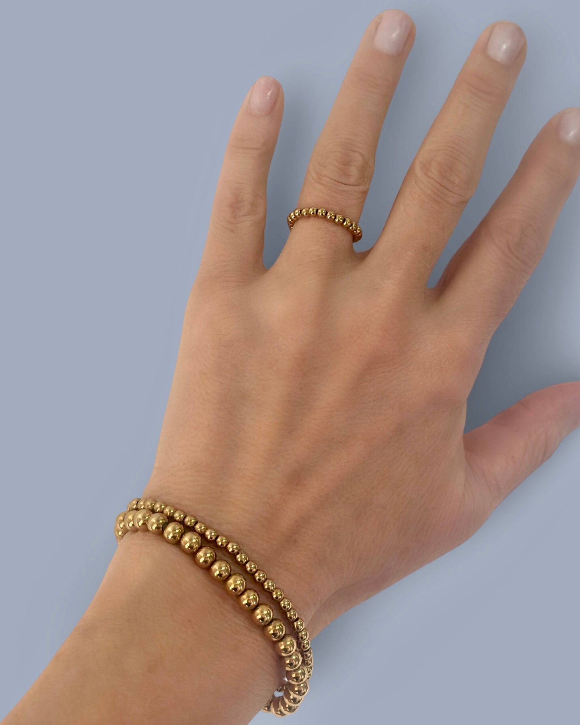 BALLETJES FLEX RING goud - LEEF mode en accessoires