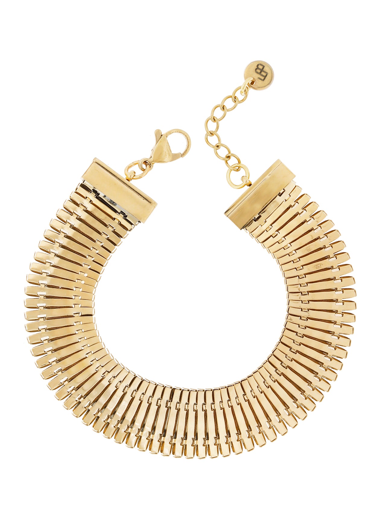 BREDE GOUDEN ARMBAND goud