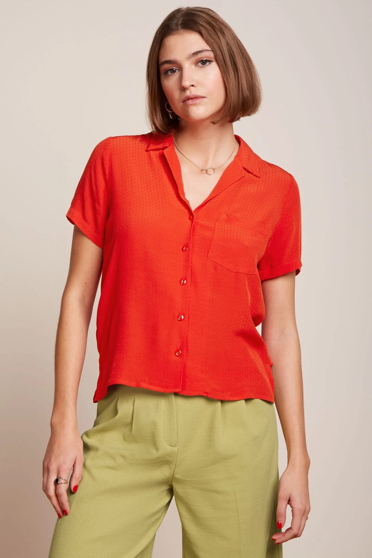 Bella Blouse Sista 653 Fire red - LEEF mode en accessoires