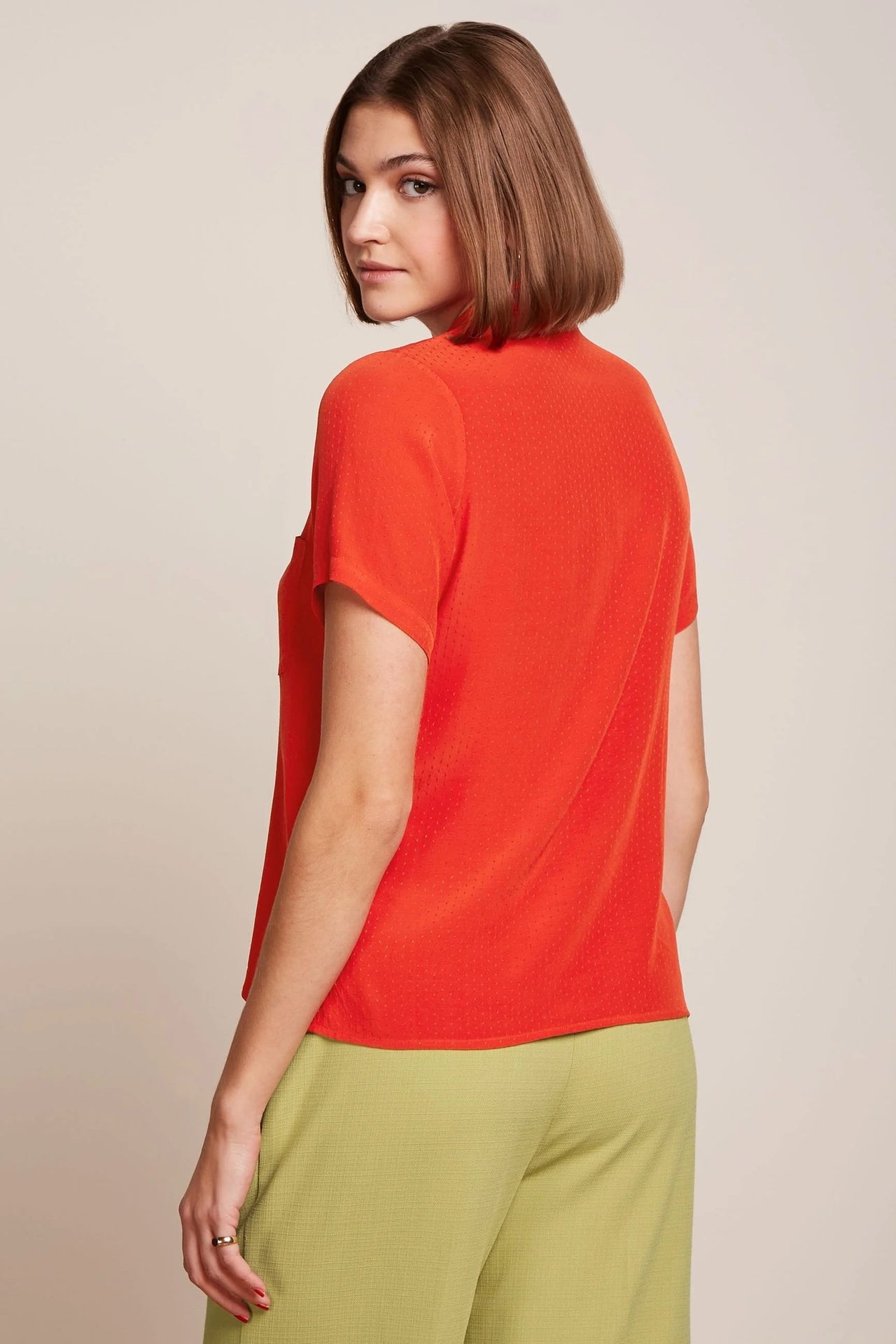 Bella Blouse Sista 653 Fire red - LEEF mode en accessoires