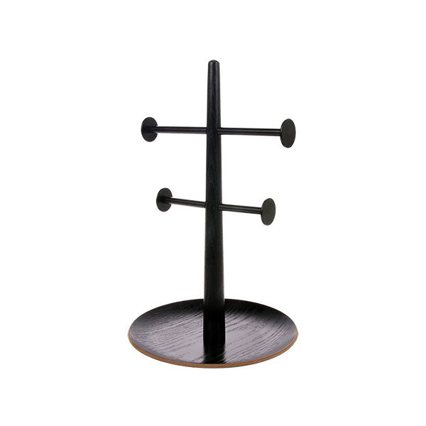 Black Wooden/Metal Jewelry rack Black - LEEF mode en accessoires