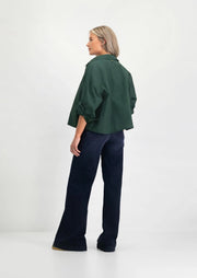 Blair Blouse  1075 Green Gables - LEEF mode en accessoires