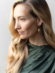 "Bold drop" oorbellen goud - LEEF mode en accessoires