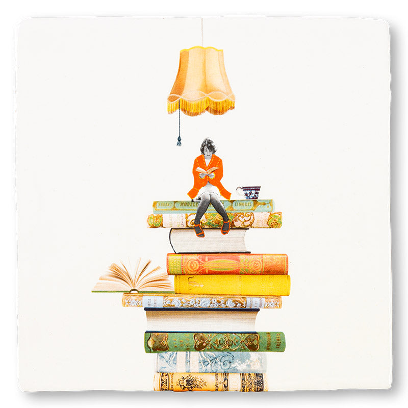 Bookworm 10x10cm