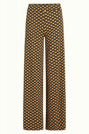 Border Palazzo Pants Valet Streeple blue - LEEF mode en accessoires