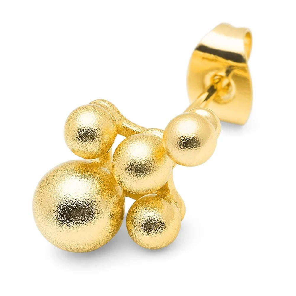 BouquetCloudearring1pcsGoldPlated__1