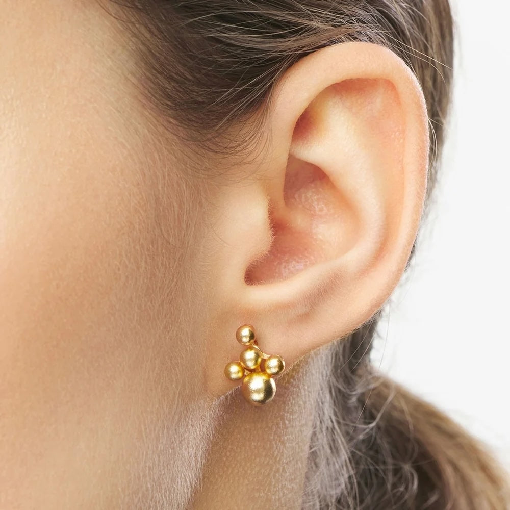 BouquetCloudearring1pcsGoldPlated__3