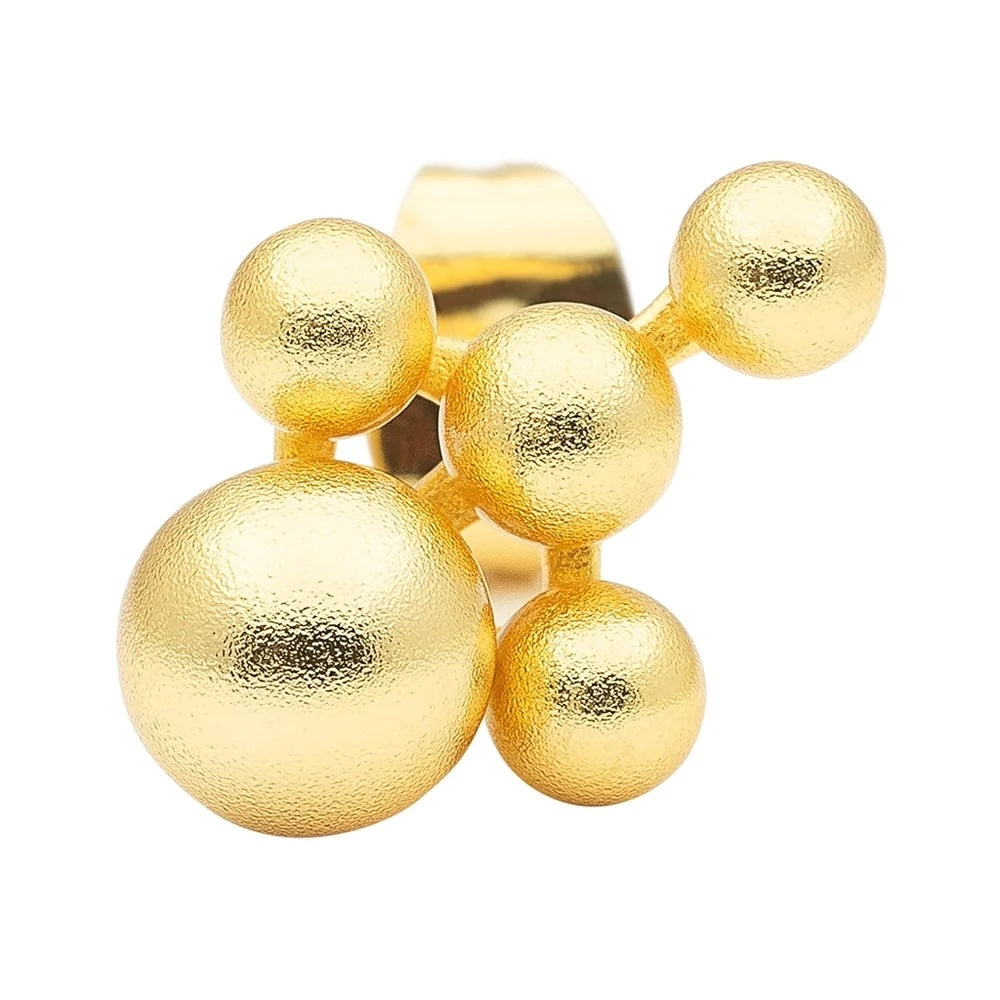 BouquetCloudearring1pcsGoldPlated__5