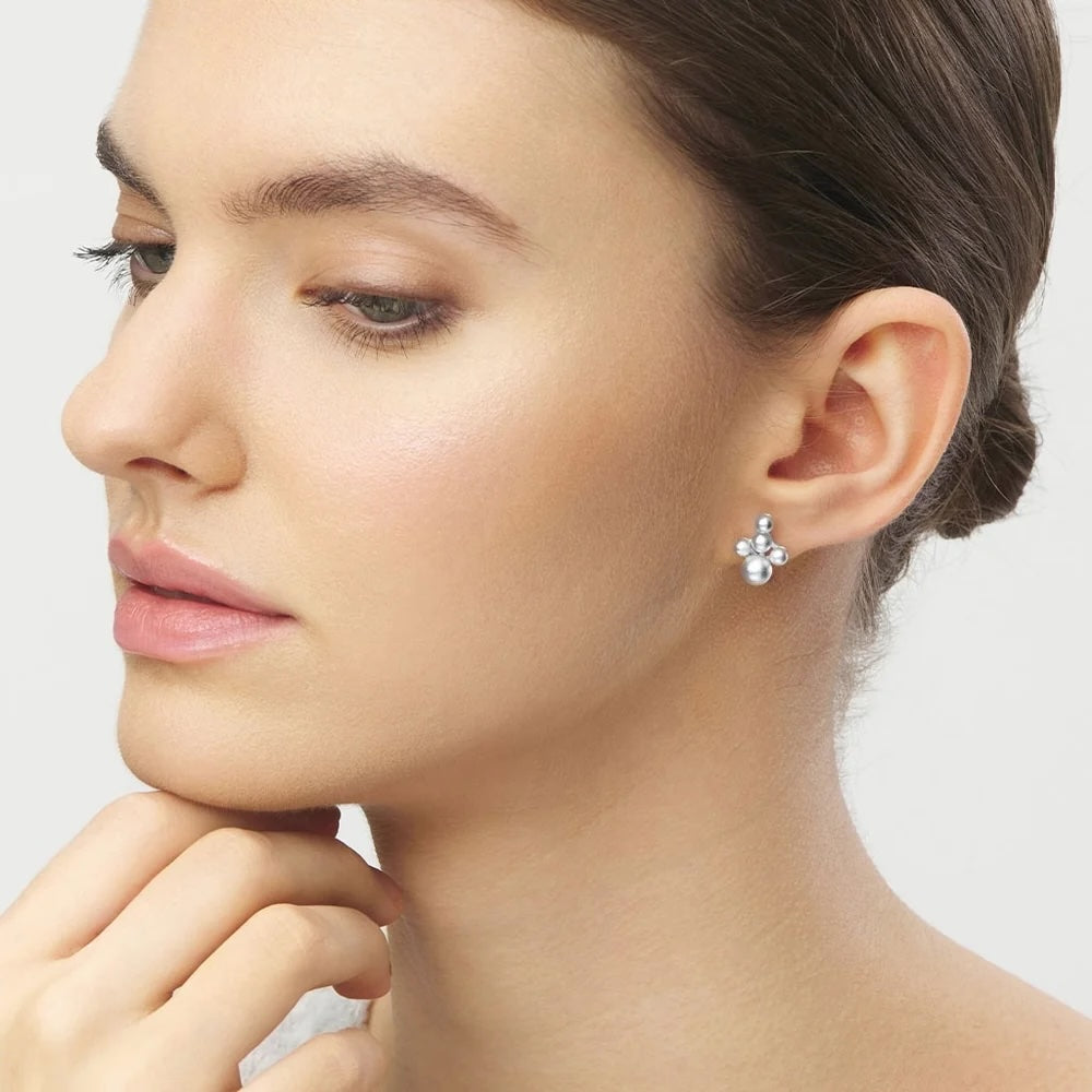 BouquetCloudearring1pcsSilverPlated__2