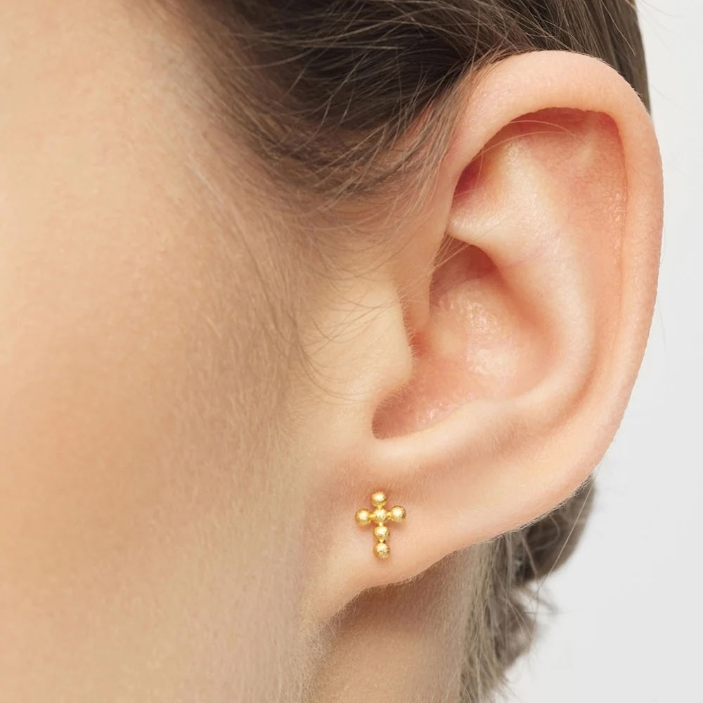 BouquetCrossearring1pcsGoldPlated__2