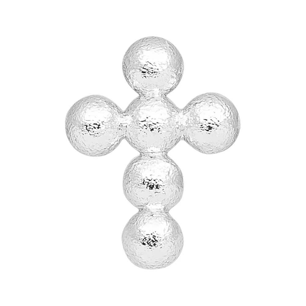 BouquetCrossearring1pcsSilverPlated__1