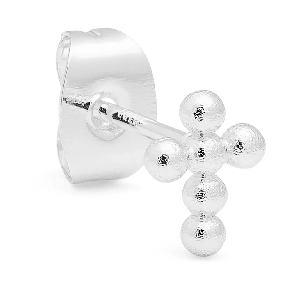 BouquetCrossearring1pcsSilverPlated__5