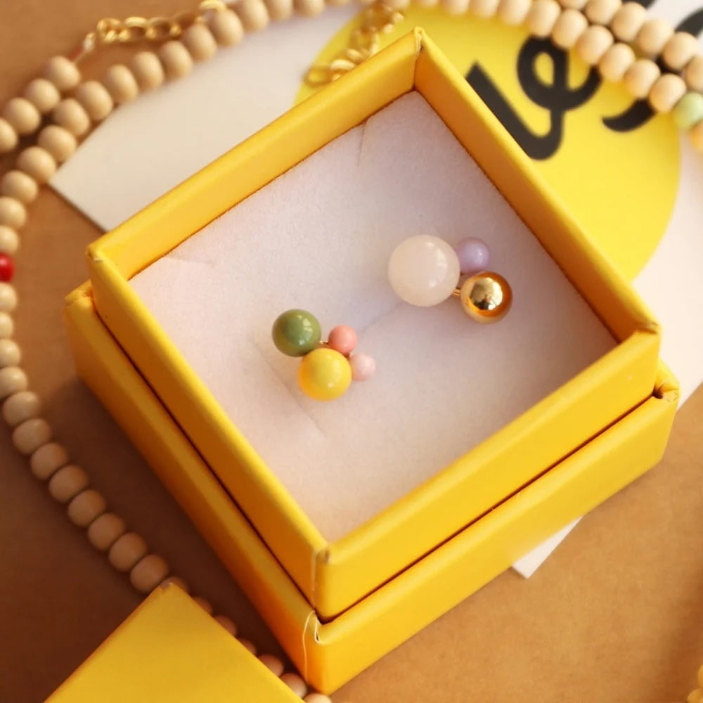 BouquetEarring1pcsGreen_Yellow_Goldplated__6