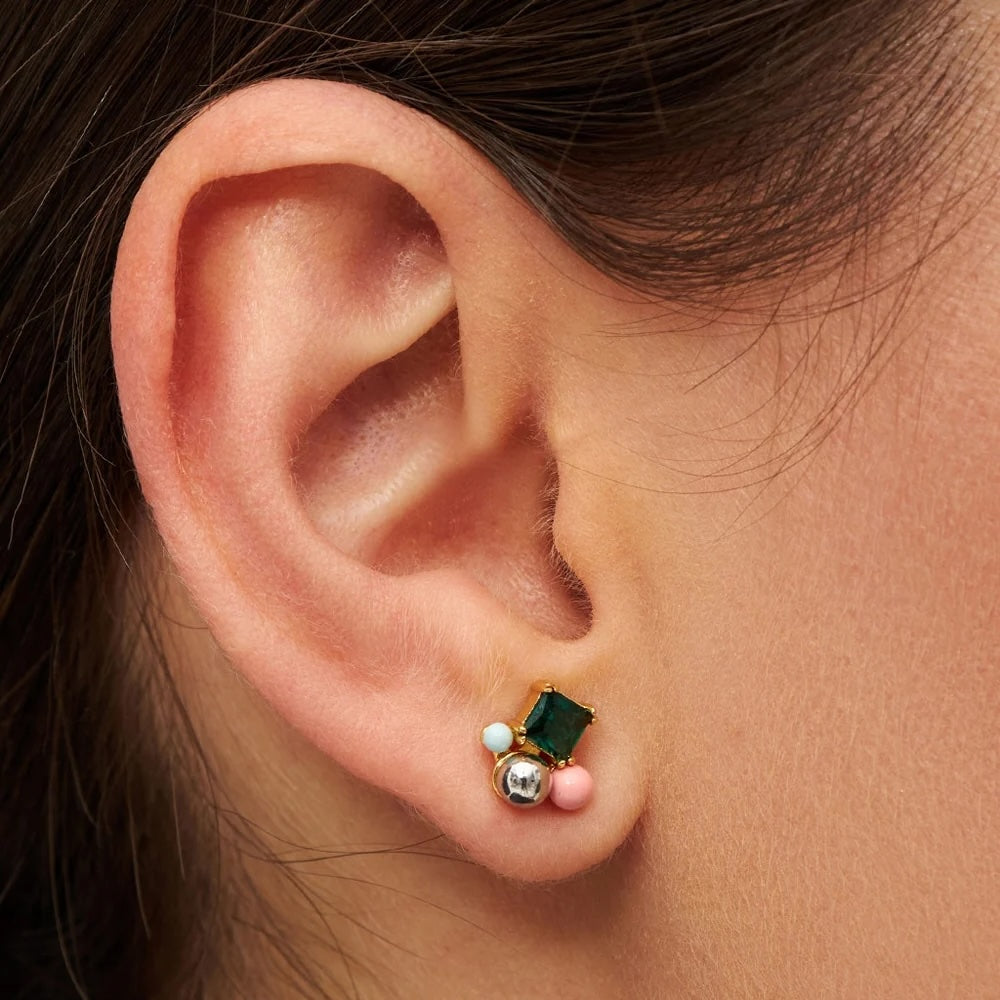 BouquetGreenBlingEarring1pcsGreenBling__2