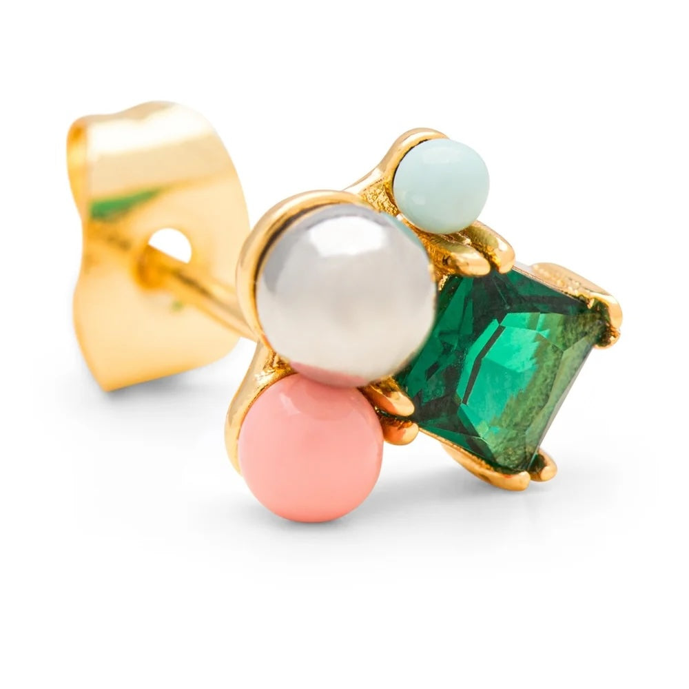 BouquetGreenBlingEarring1pcsGreenBling__3