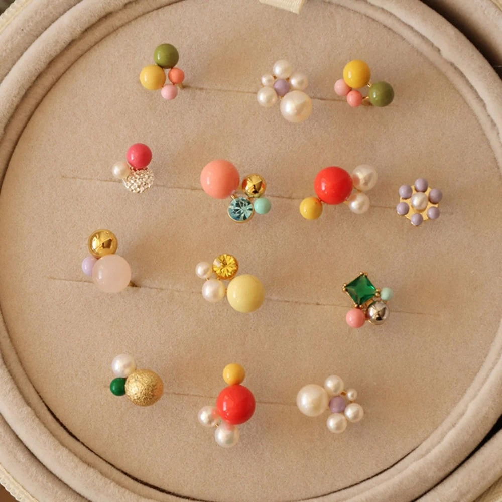 BouquetGreenBlingEarring1pcsGreenBling__5