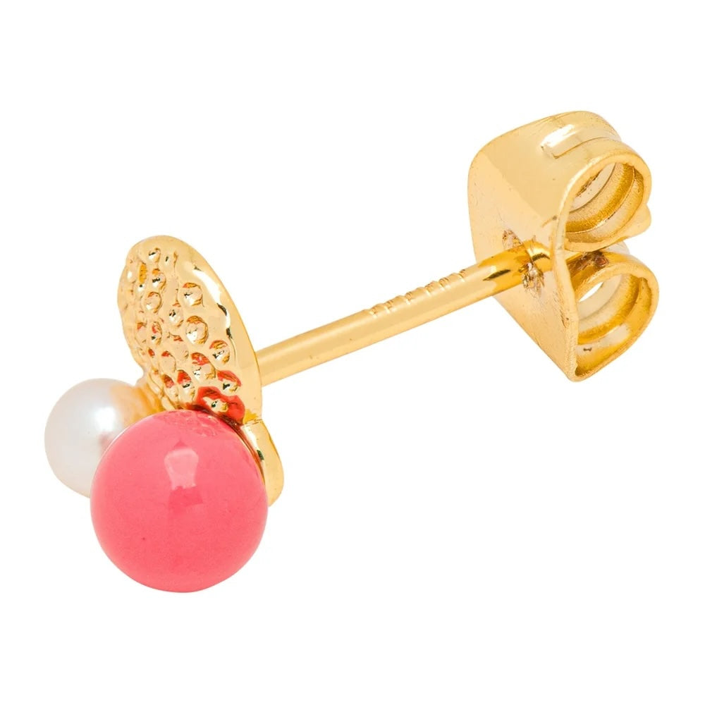 BouquetPlateEarring1pcsGoldPlated__1
