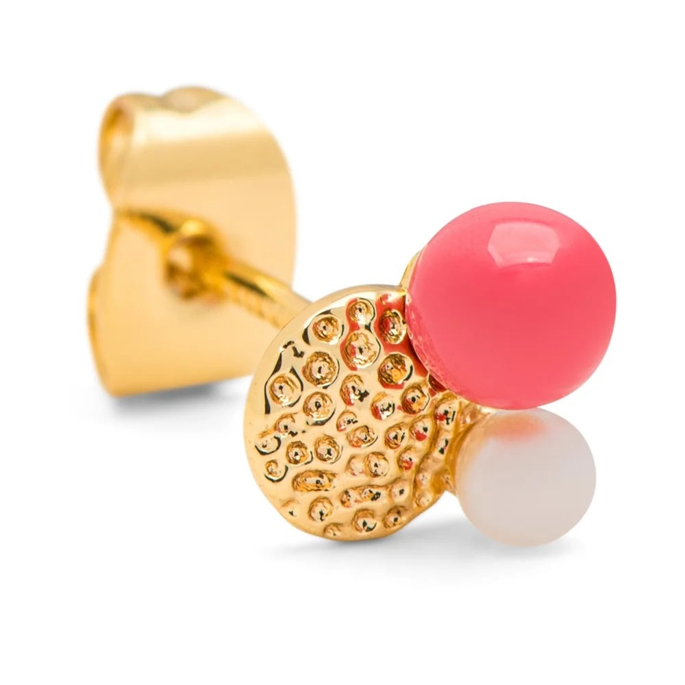 BouquetPlateEarring1pcsGoldPlated__4