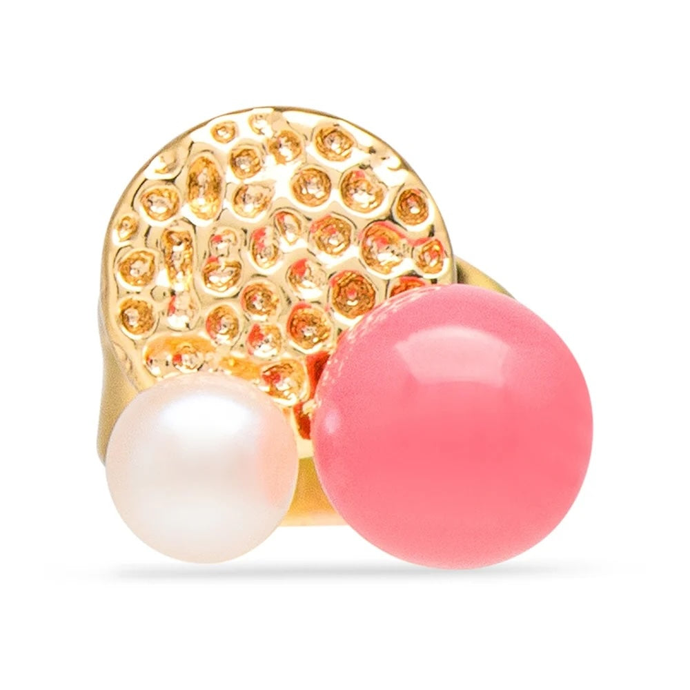 BouquetPlateEarring1pcsGoldPlated__5