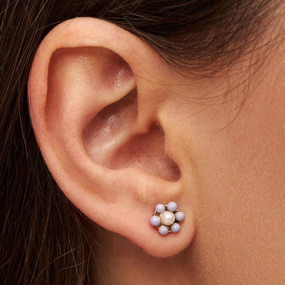 BouquetPurpleFlowerEarring1pcsPurpleFlower__2