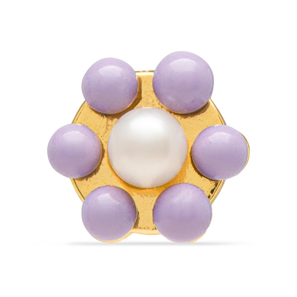 BouquetPurpleFlowerEarring1pcsPurpleFlower__4