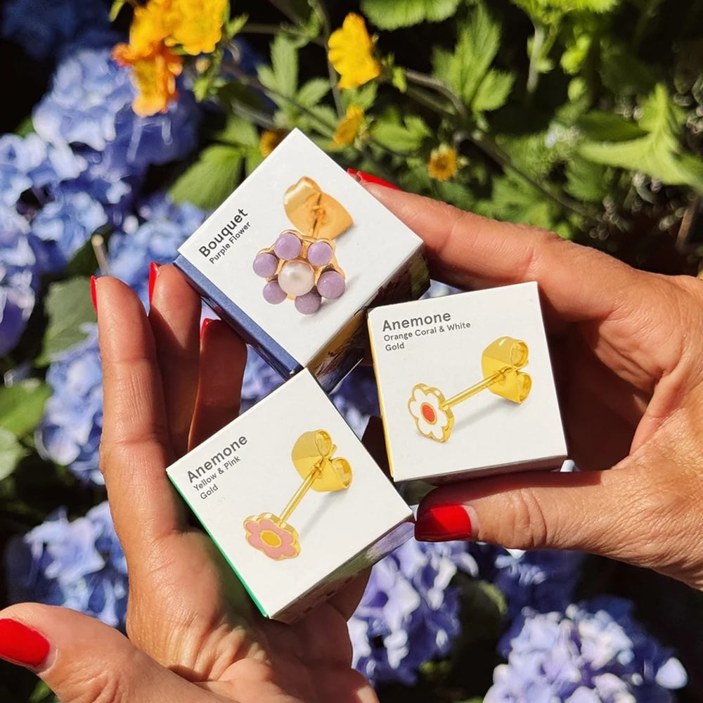 BouquetPurpleFlowerEarring1pcsPurpleFlower__6