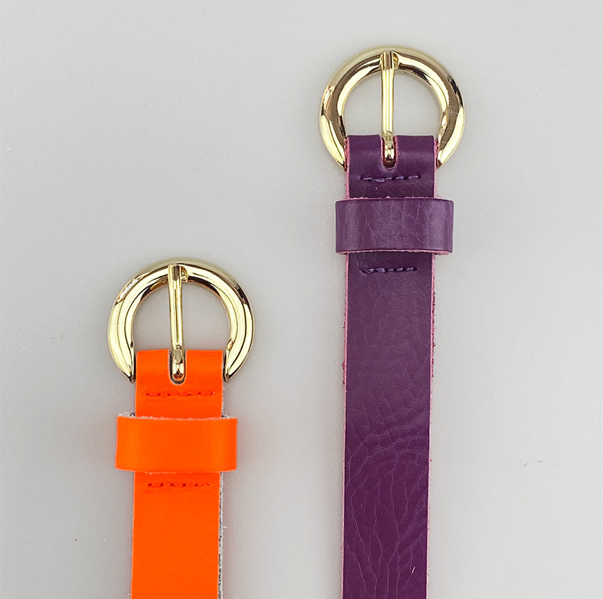 Broos Gloss Goud 2cm Cosmo Purple - LEEF mode en accessoires
