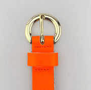 Broos Gloss Goud 2cm Fluor Orange - LEEF mode en accessoires