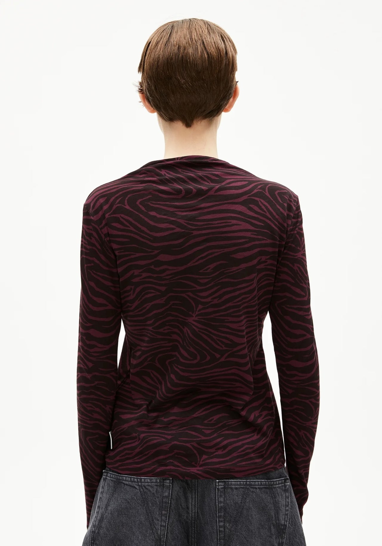 CALUNAA ZEBRARAA 3320 Dark Cranberry