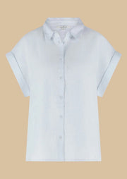 CHERYL BLOUSE 1861 Sky blue - LEEF mode en accessoires