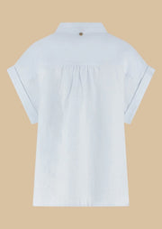 CHERYL BLOUSE 1861 Sky blue - LEEF mode en accessoires