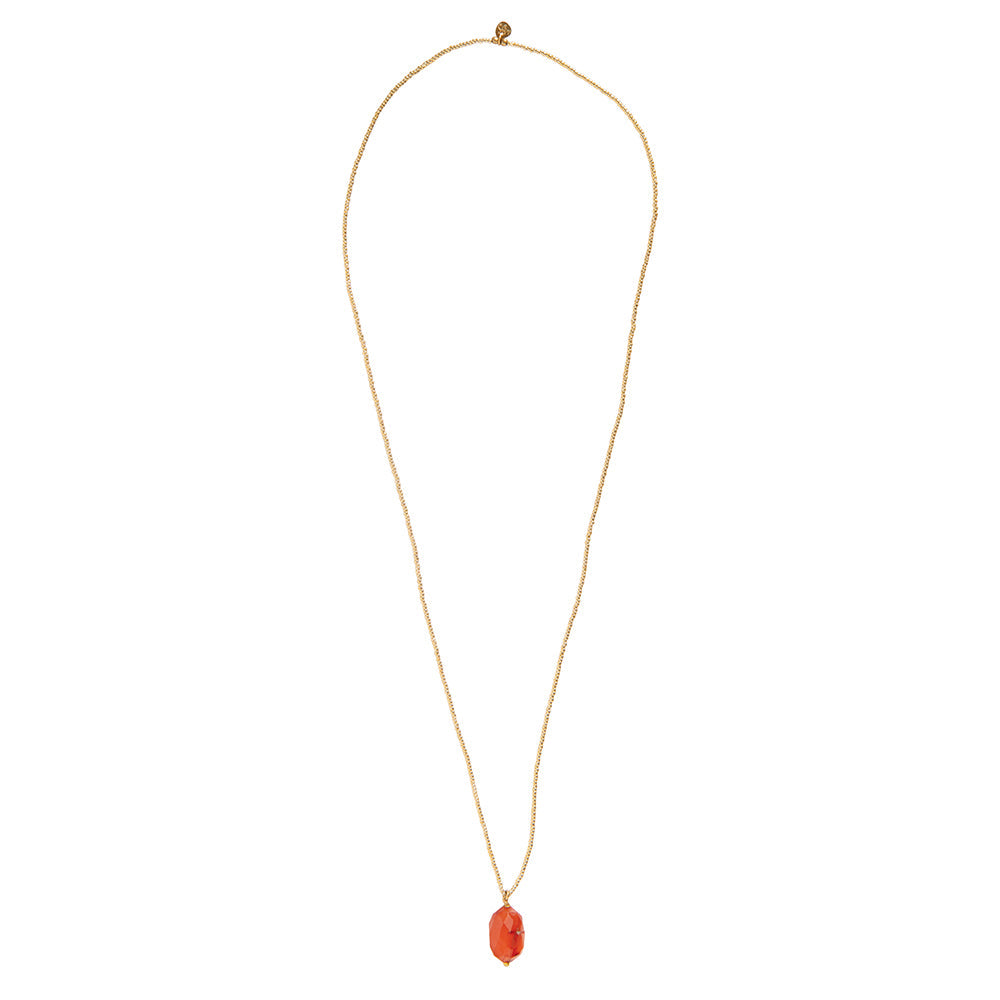 Calm Carnelian Necklace GC  Carnelian