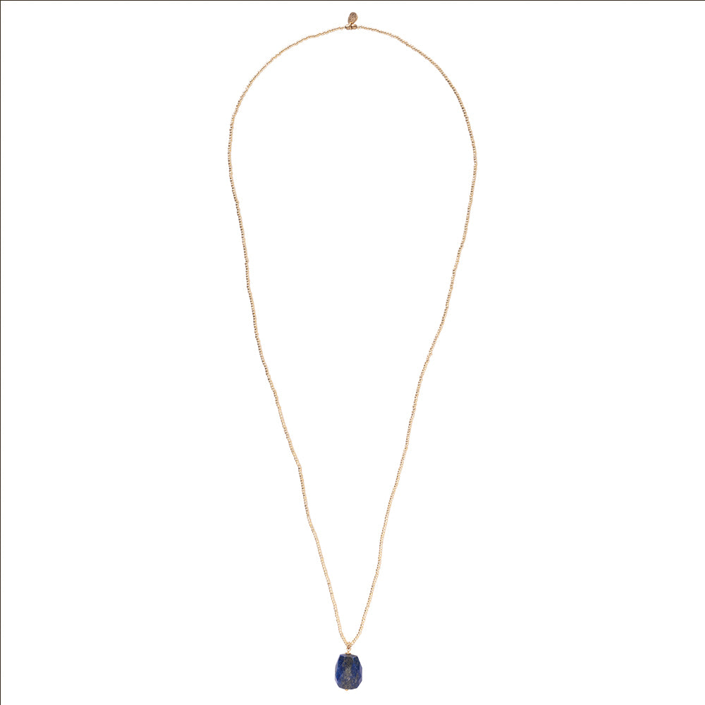 Calm Lapis Lazulli Necklace GC Lapis Lazuli - LEEF mode en accessoires