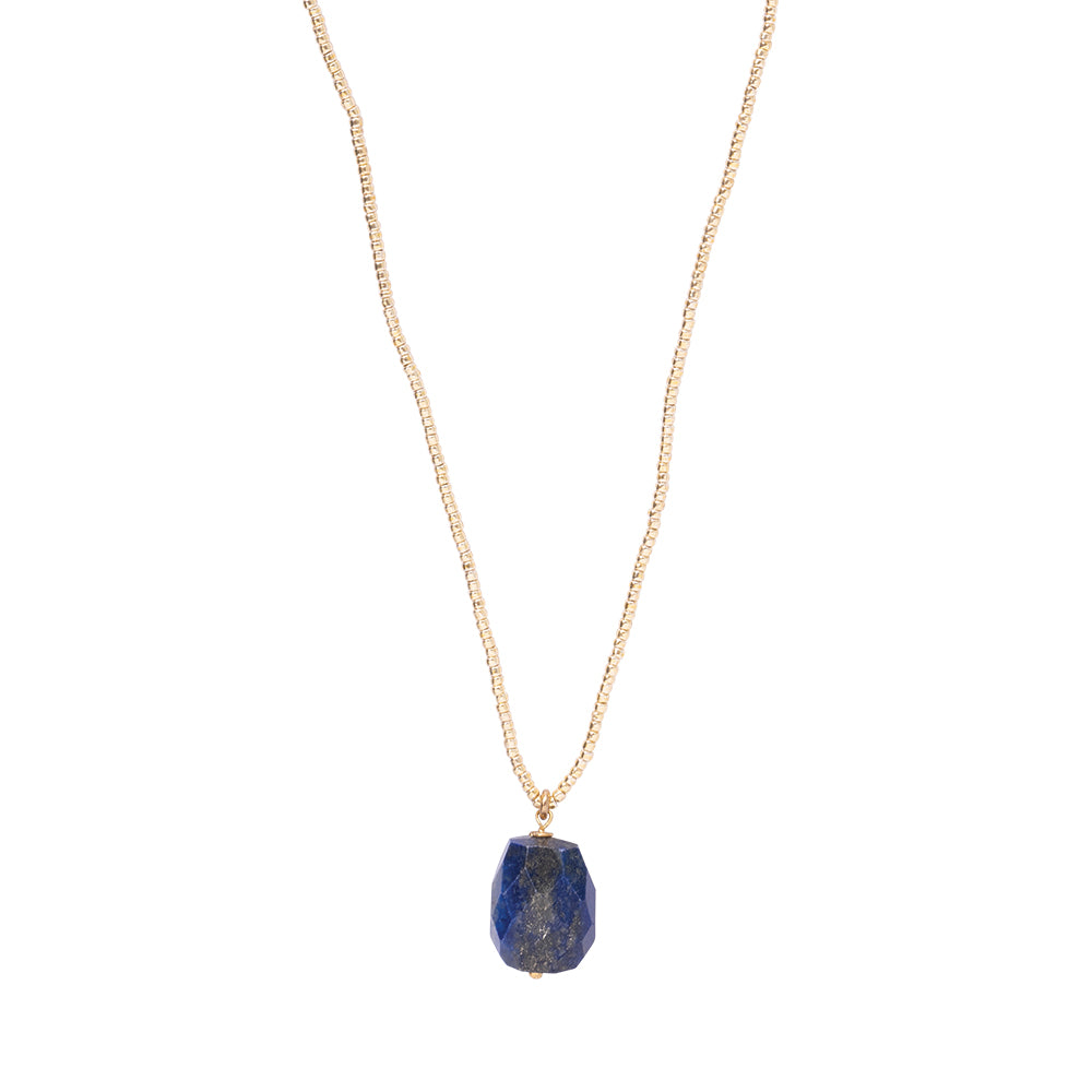 Calm Lapis Lazulli Necklace GC Lapis Lazuli - LEEF mode en accessoires