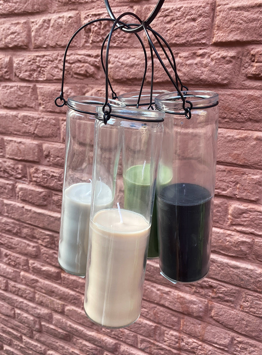 Candle Tube Frank black - LEEF mode en accessoires