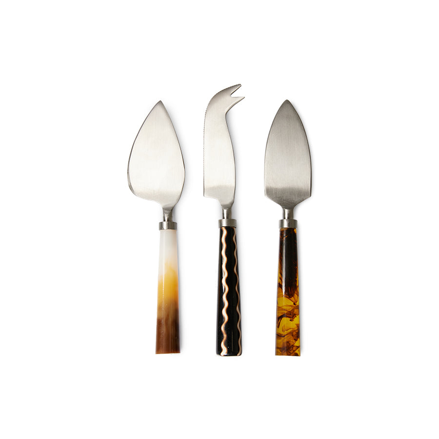 Cheese Knives Havana (set of 3) Havana - LEEF mode en accessoires