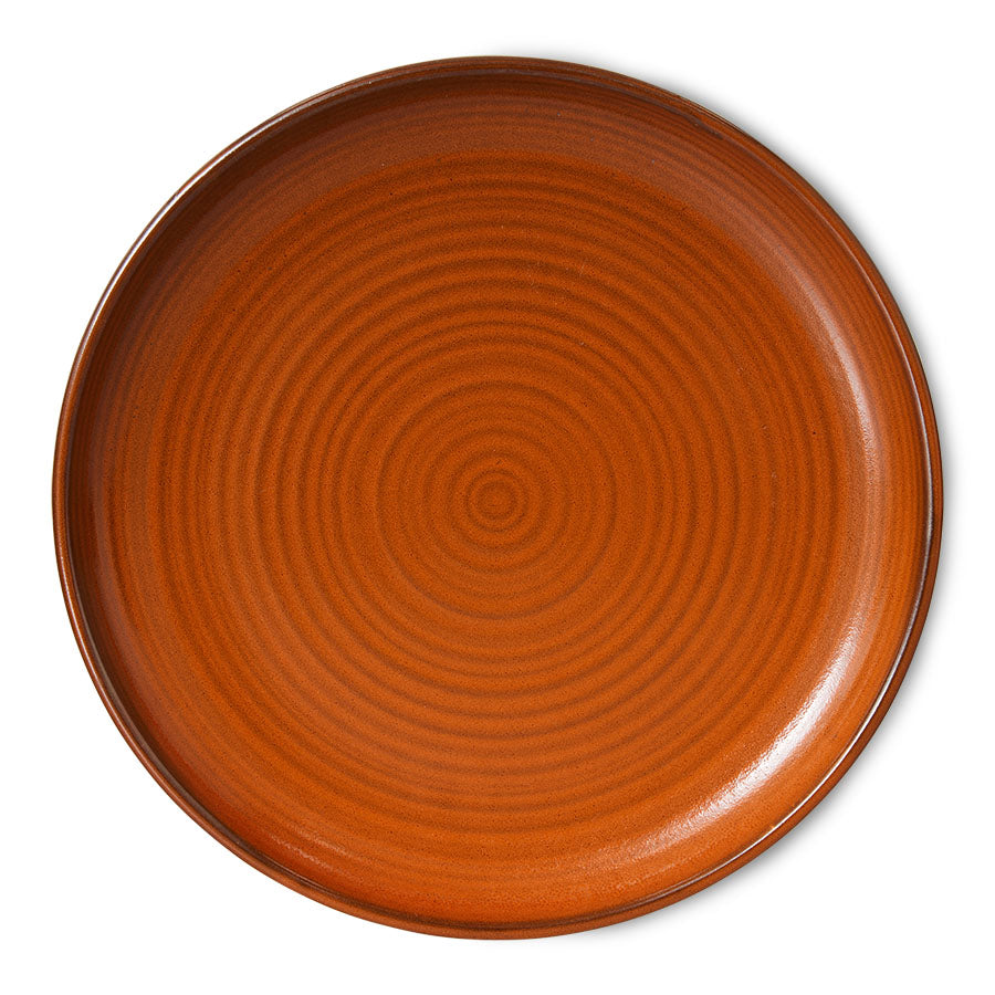ChefCeramicsDinnerPlateBurnedOrange__1