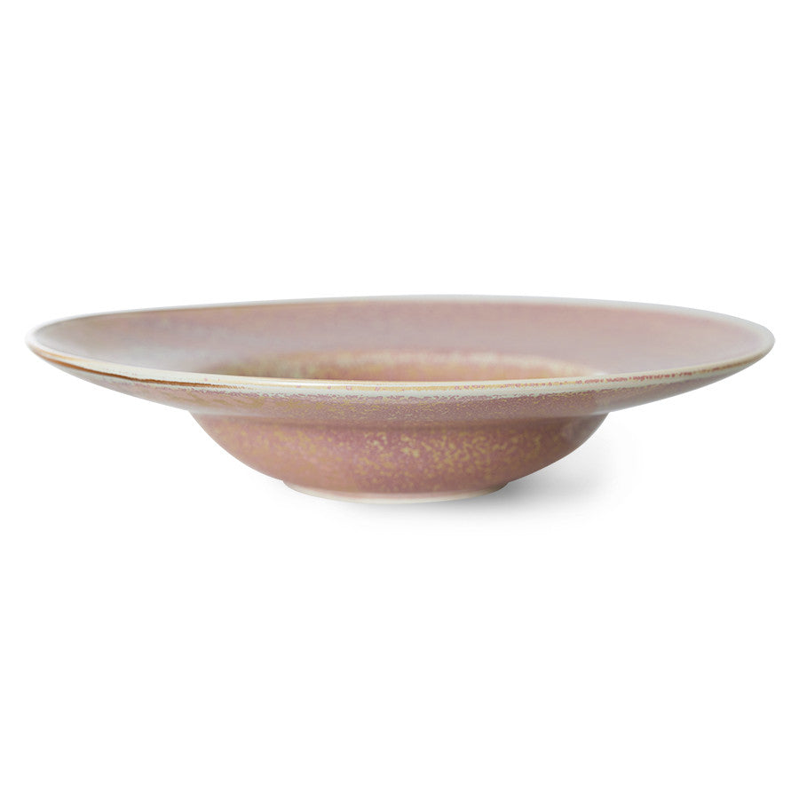 ChefCeramicsPastaPlateRusticPink__3