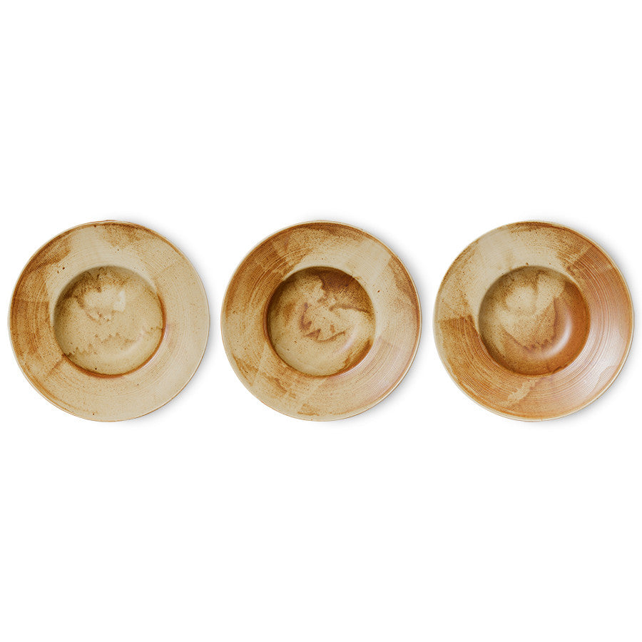 Chefceramics_pastaplaterusticcream_brown__4