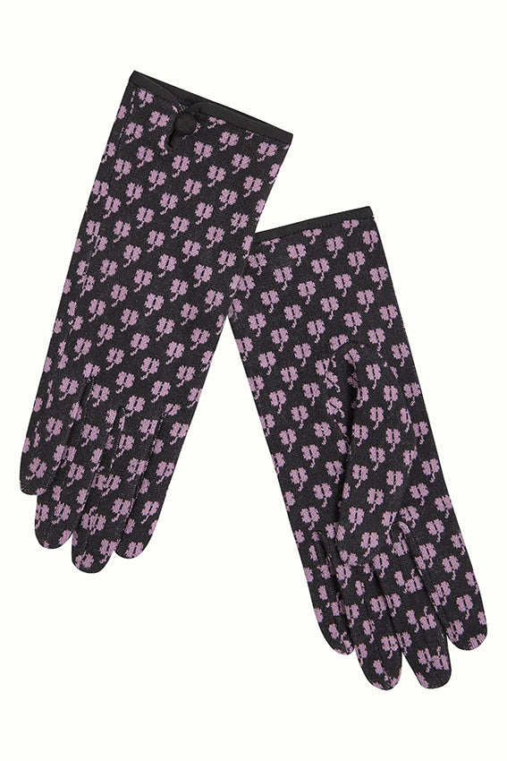 Lila Chelsea handschoen King Louie Chelsea Glove 515 Crocus, zachte stof en comfortabele pasvorm.