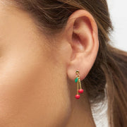 CherryEarring1pcsGoldPlated__2