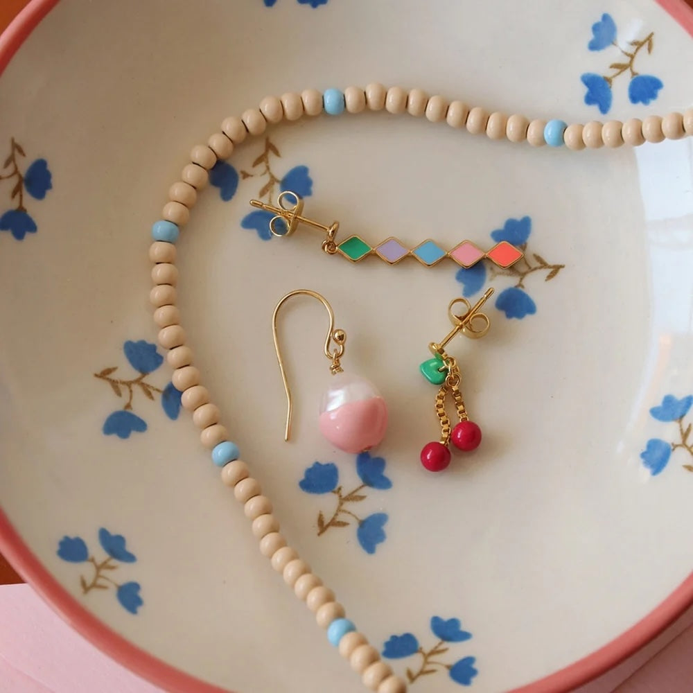 CherryEarring1pcsGoldPlated__4