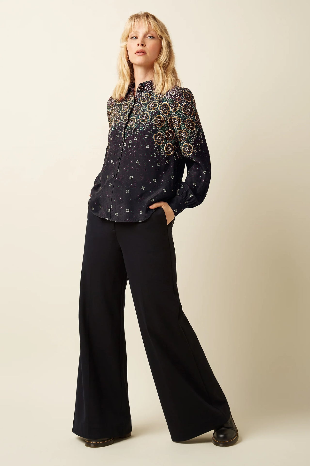 Chloe Pants Petit Uni Rodeo 001 Black