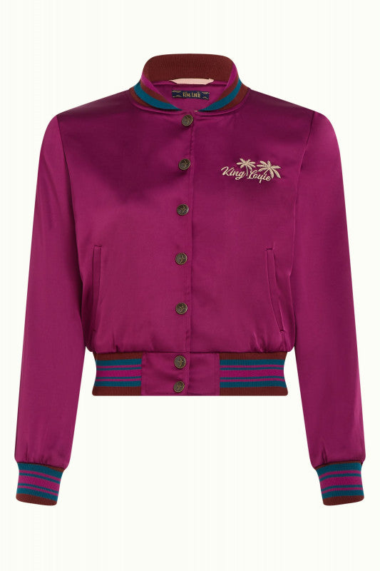 Cleo Jacket Monka 504 Vivid Purple - LEEF mode en accessoires