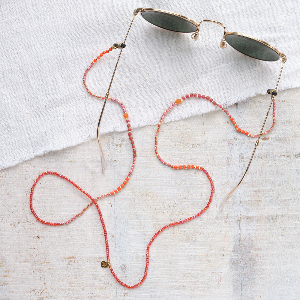 Coast Carnelian Glasses Cord GC Carnelian - LEEF mode en accessoires