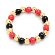 ColorBallBeadsRingHotCoral_Black_GoldPlated__6